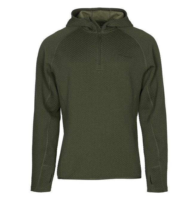 Everyday Travel Hoodie DARK GREEN MELANGE / S