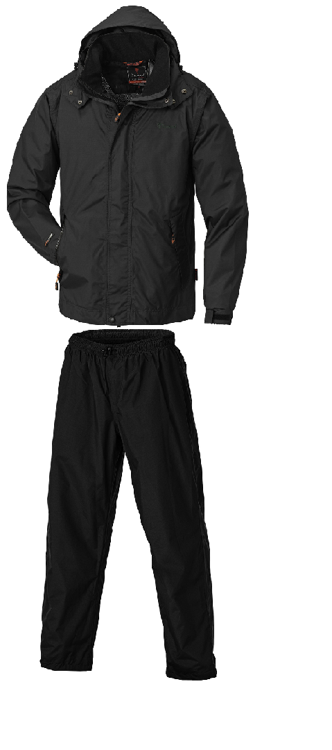 Regnställ Tornado Extreme SVART / 3XL