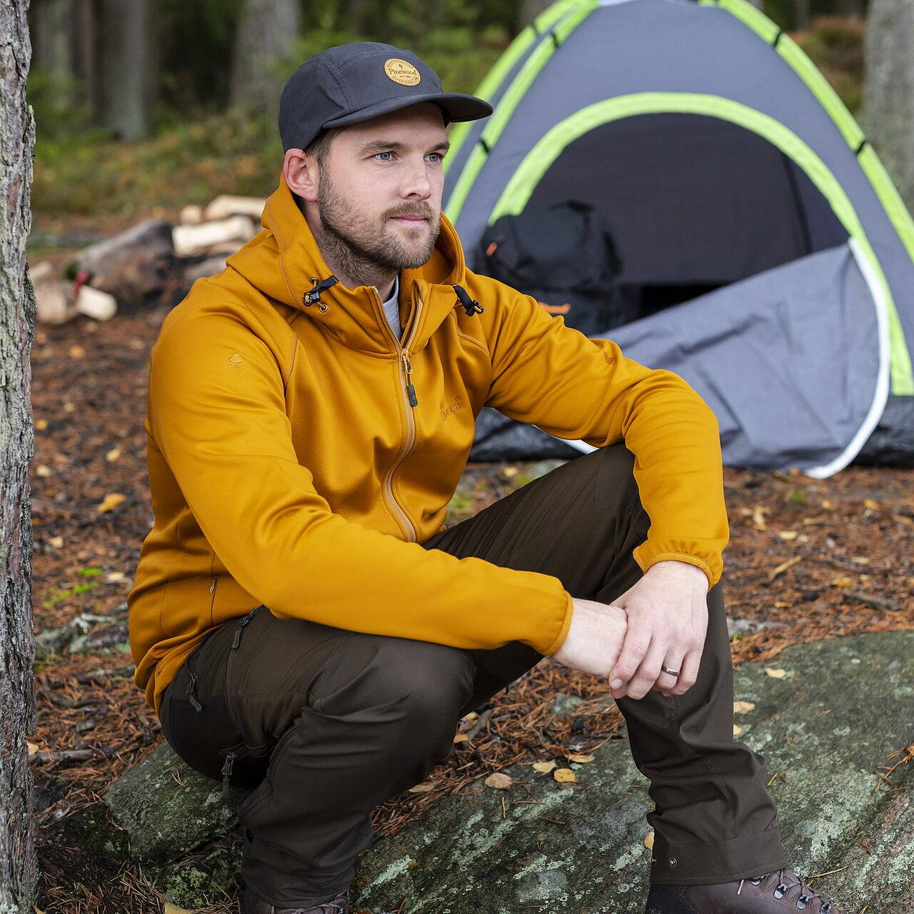 Byxa Abisko Brenton OLIVE/SUEDEBROWN / C52