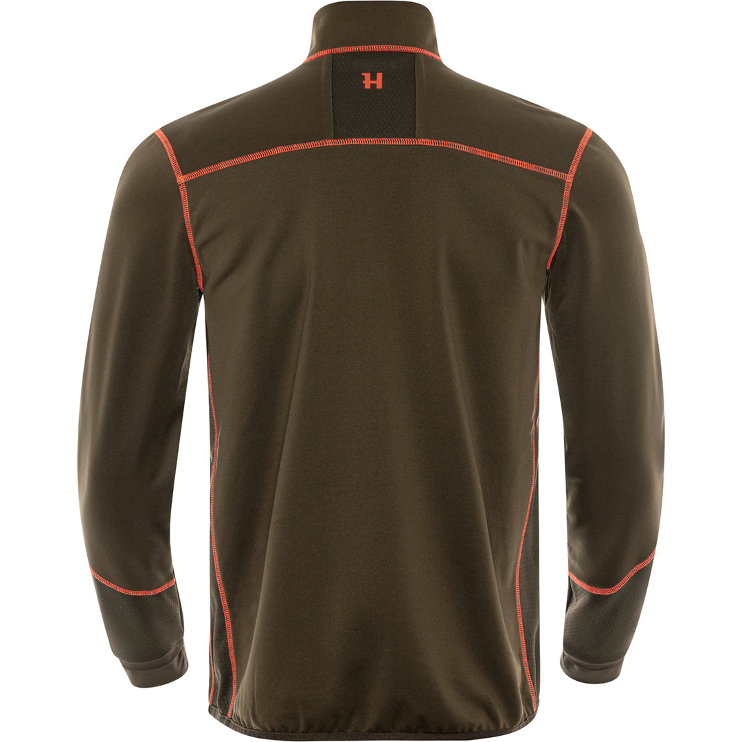 Scandinavian Fleece Jacka WILLOW GREEN/SHADOW BROWN / XL