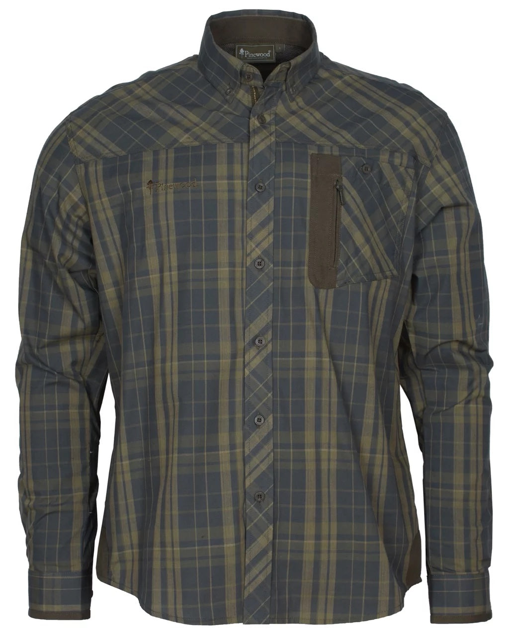 Wolf Shirt Men MÖRK GRÖN / XL