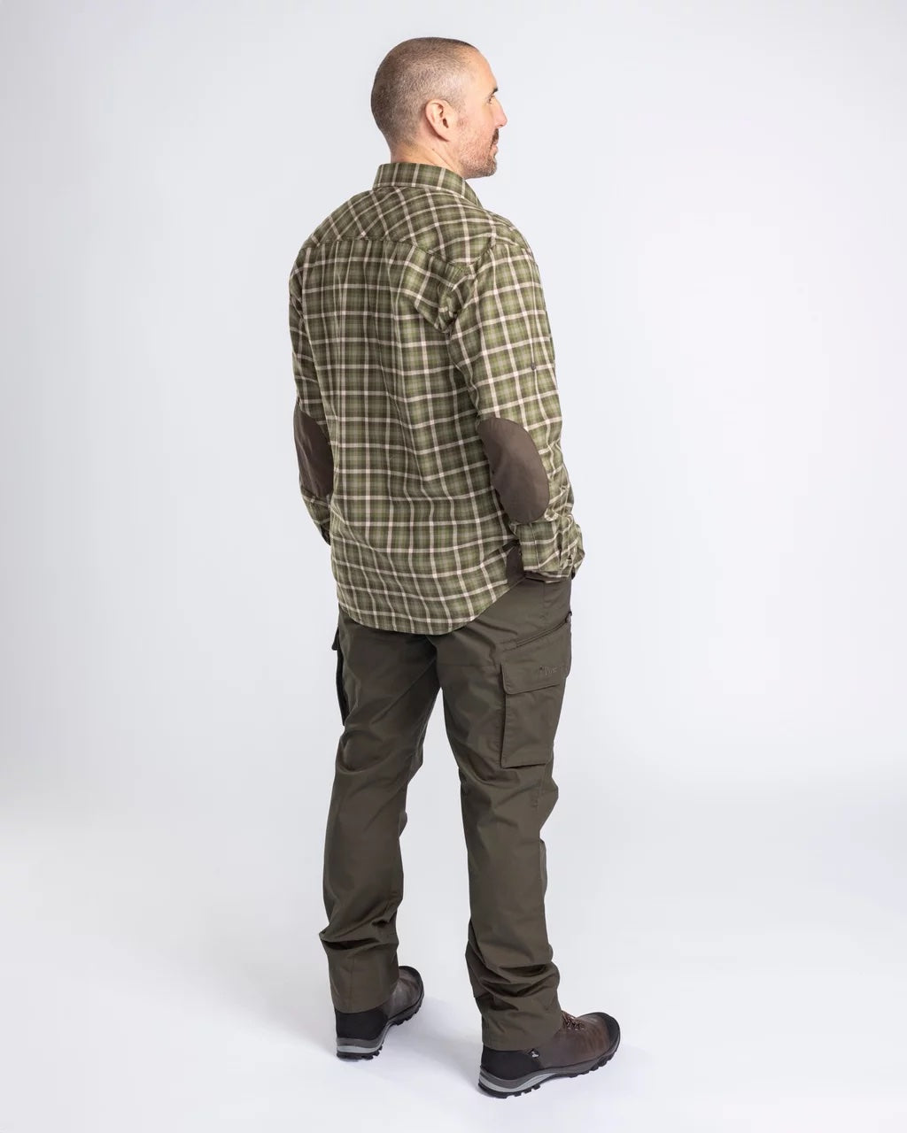 Wolf Shirt Men OFFWHITE/PINEGREEN / XXL