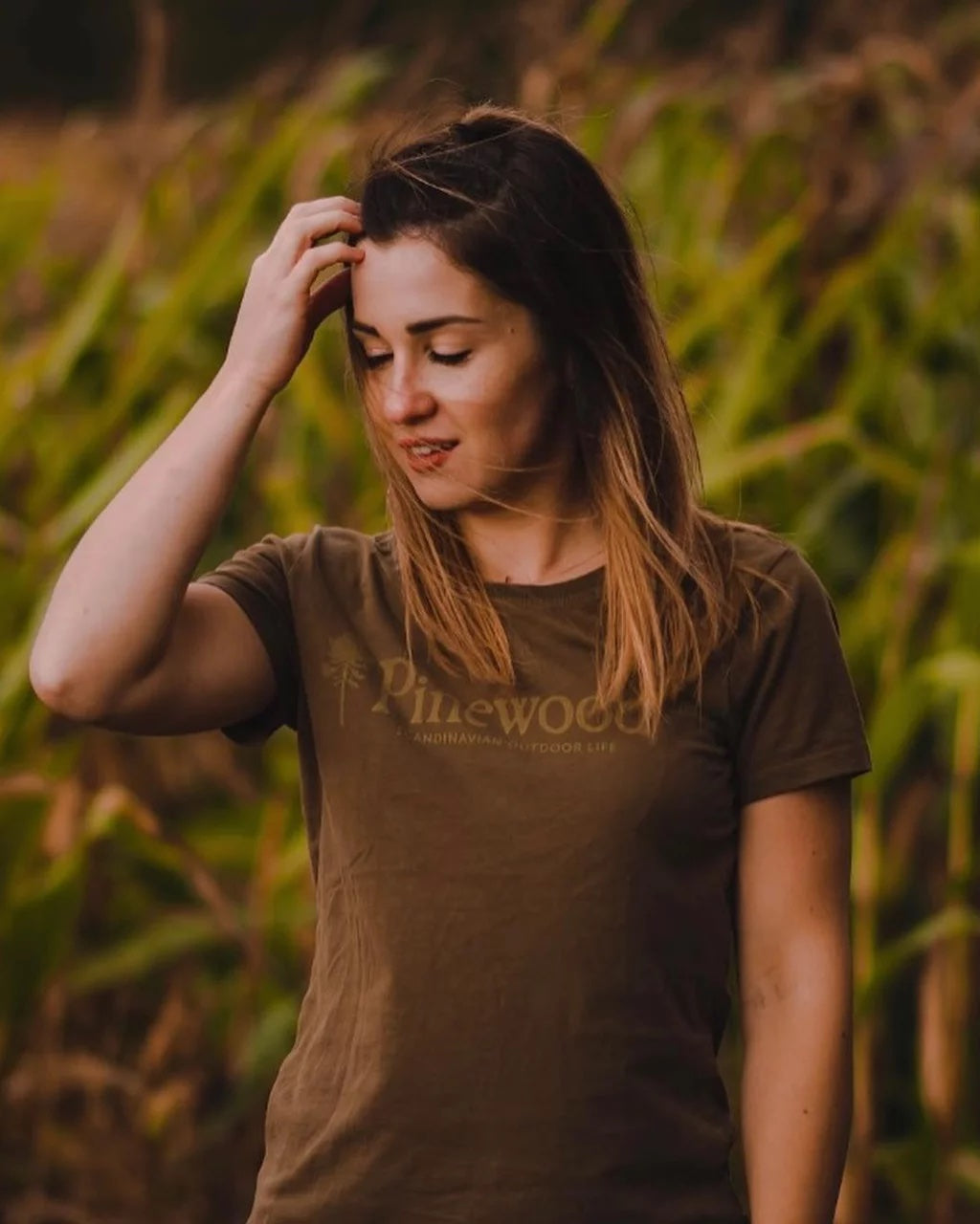 Outdoor Life T-shirt Women OLIVE / L