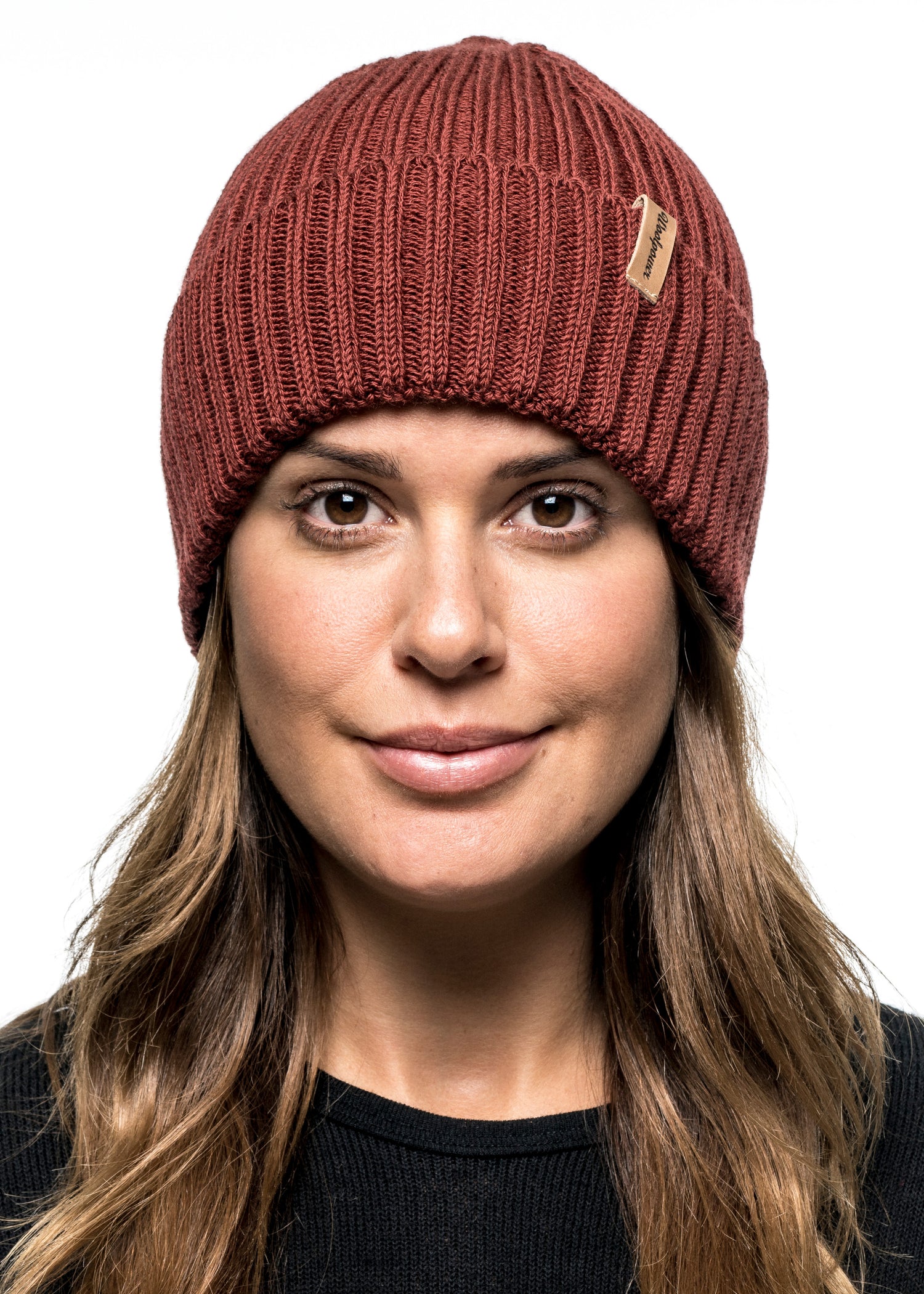 Beanie Rib RUST RED / ONE SIZE