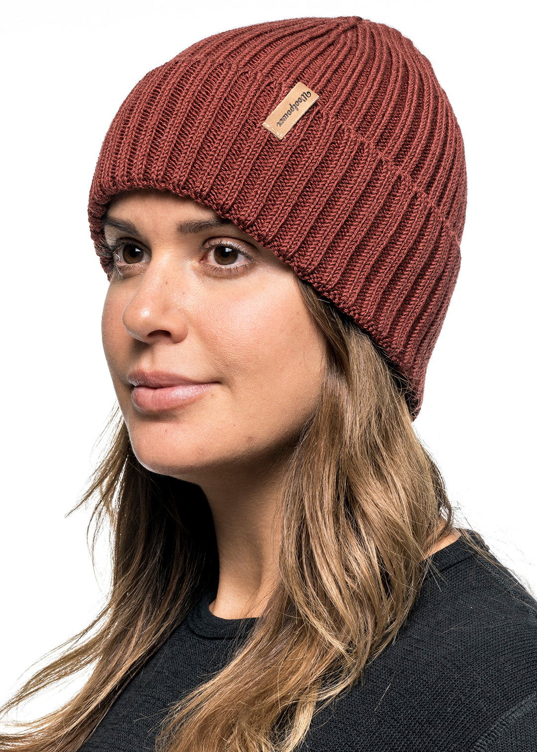 Beanie Rib RUST RED / ONE SIZE