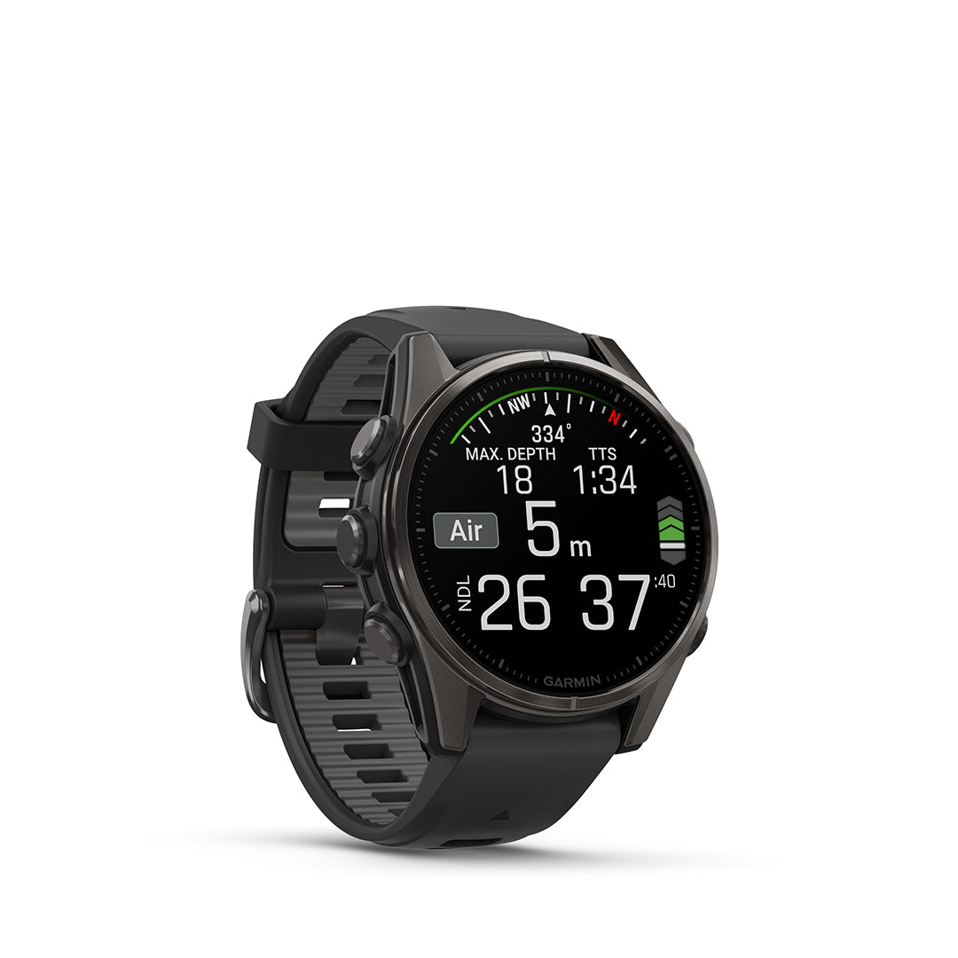Fenix 8 AMOLED Sapphire 43 mm TITANIUM/BLACK / ONE SIZE
