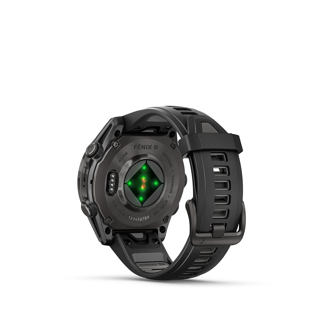 Fenix 8 AMOLED Sapphire 43 mm TITANIUM/BLACK / ONE SIZE