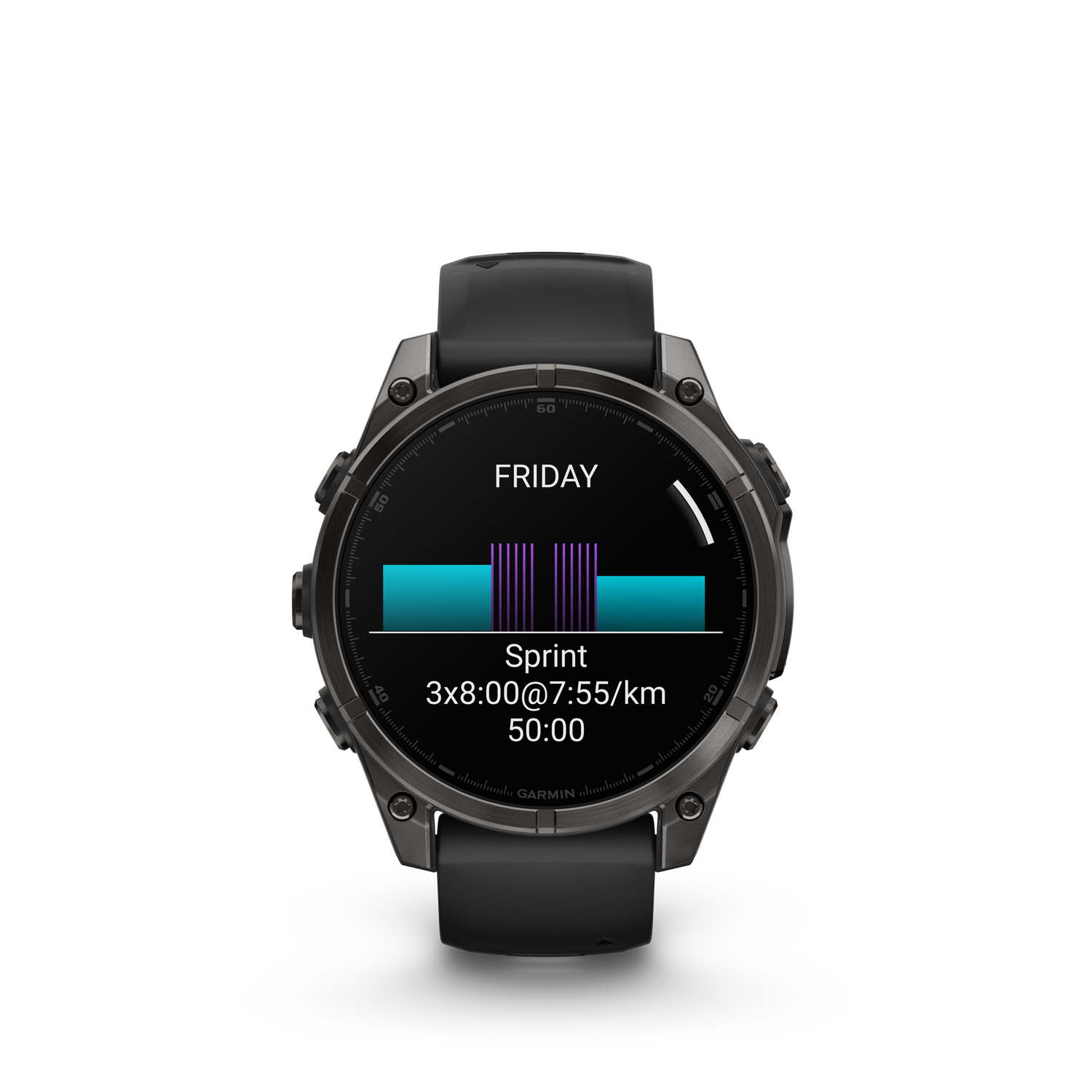 Fenix 8 AMOLED Sapphire 47 mm TITANIUM/BLACK / ONE SIZE