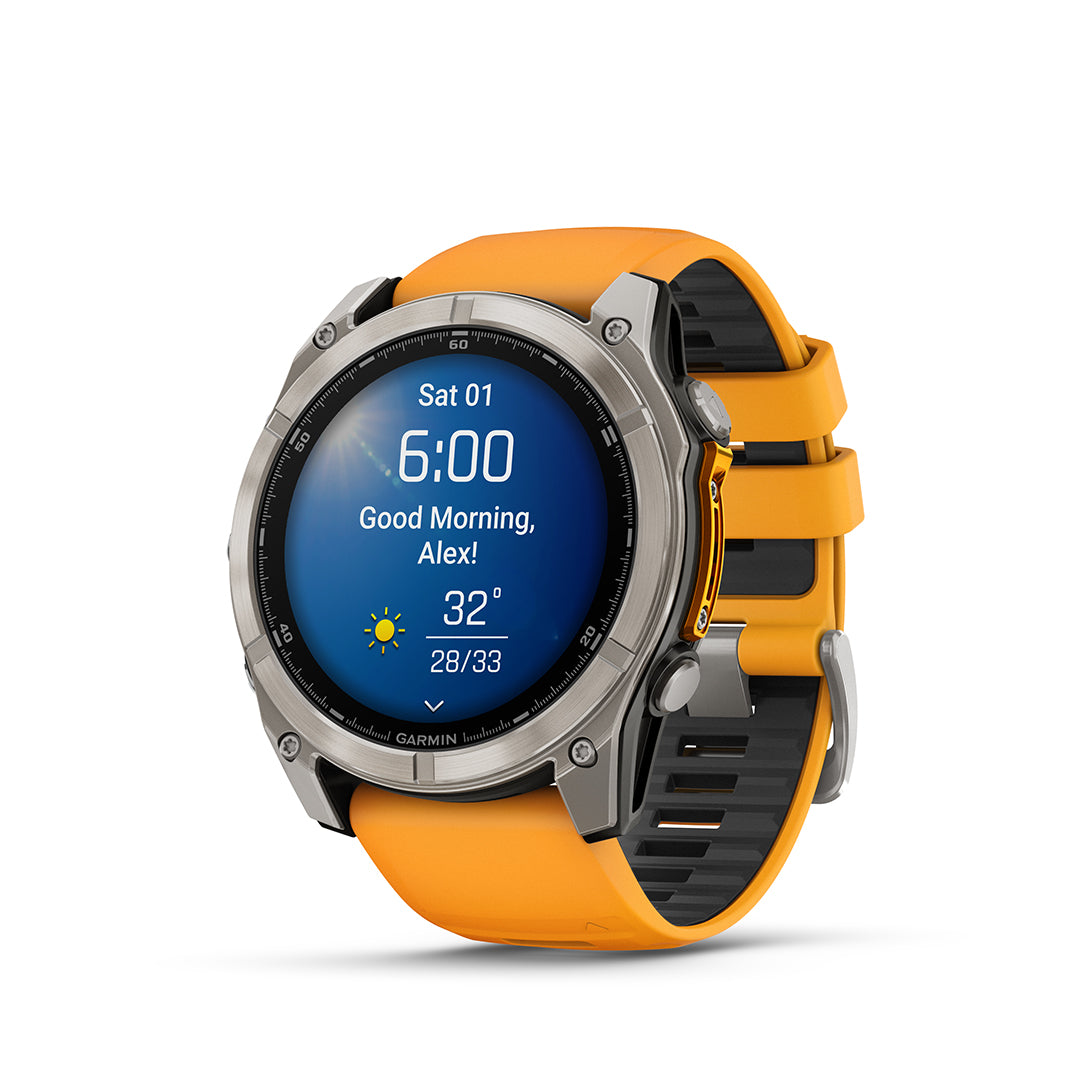 Fenix 8 AMOLED Sapphire 51 mm TITANIUM/SPARK ORANGE / ONE SIZE