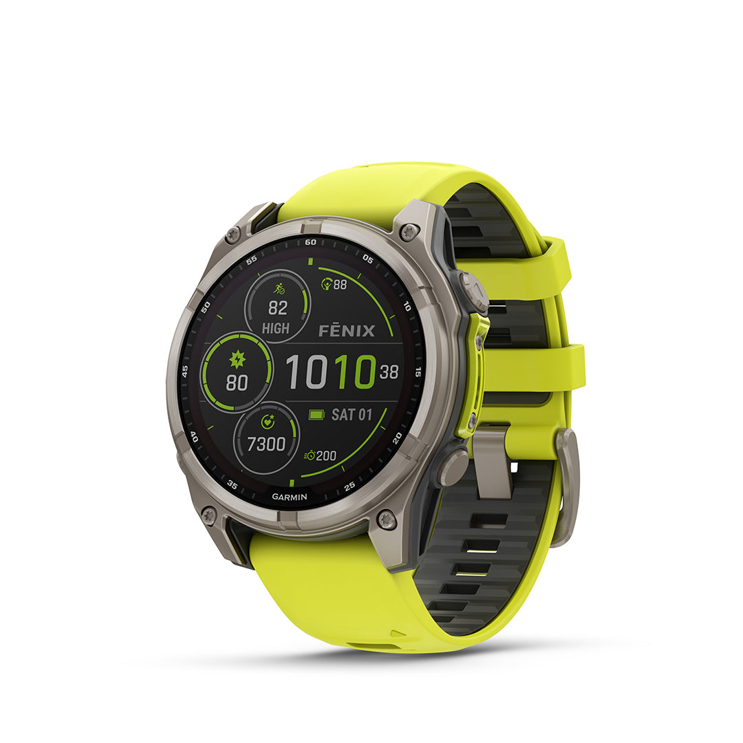 Fenix 8 Solar Sapphire 47 mm TITANIUM/AMP YELLOW / ONE SIZE