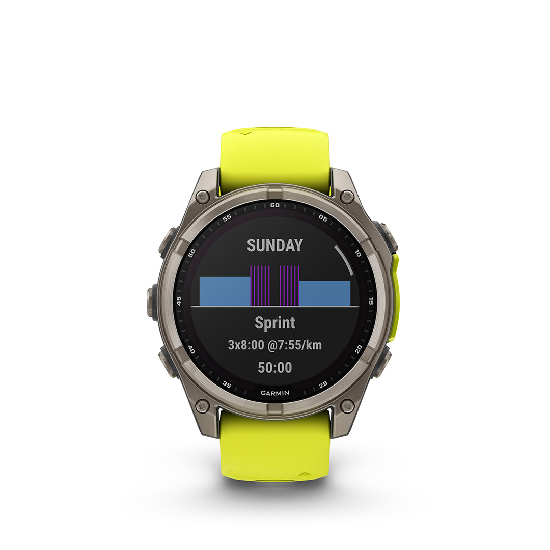 Fenix 8 Solar Sapphire 47 mm TITANIUM/AMP YELLOW / ONE SIZE