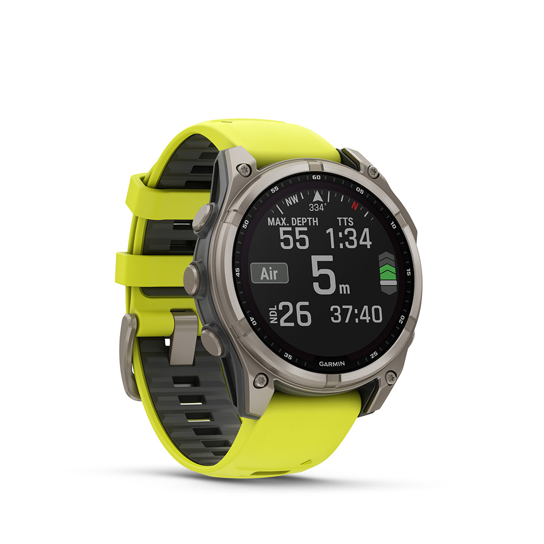 Fenix 8 Solar Sapphire 47 mm TITANIUM/AMP YELLOW / ONE SIZE