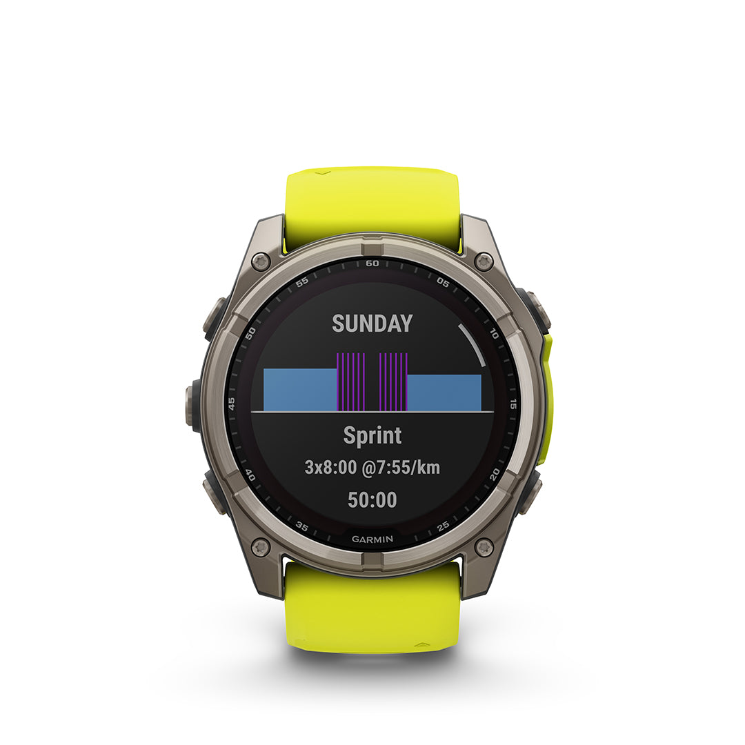Fenix 8 Solar Sapphire 51 mm TITANIUM/AMP YELLOW / ONE SIZE
