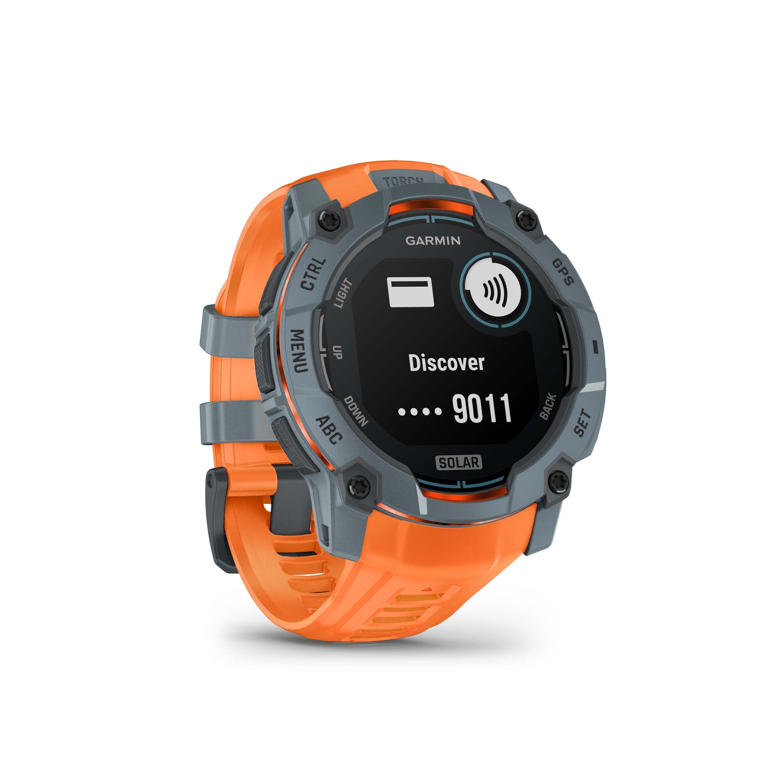 Instinct 3 Solar 50 mm BLACK/ORANGE / ONE SIZE