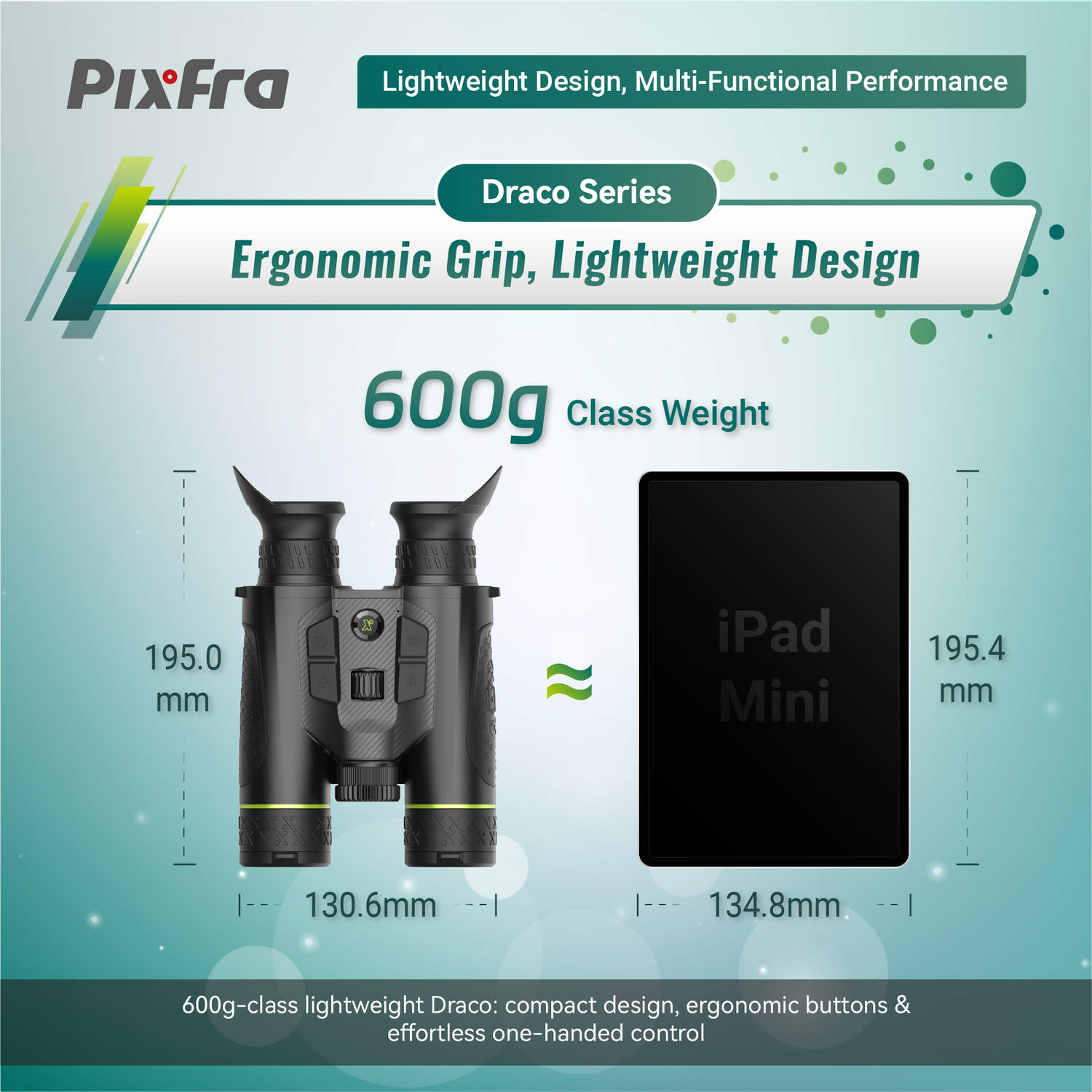 Draco D225N-4K Multispektral Värmekikare 256x192