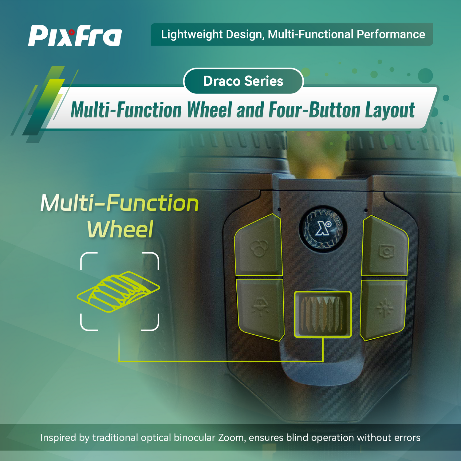 Draco D225N-4K Multispektral Värmekikare 256x192
