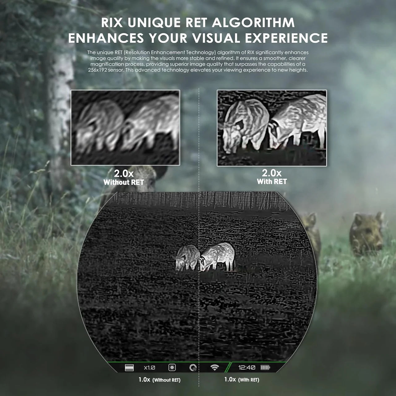 Pocket K3 384x288, 15 mm Värmekamera