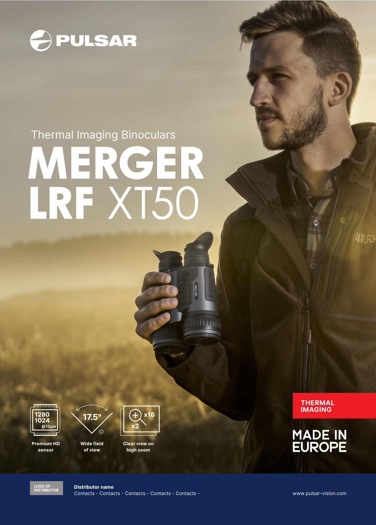 Merger LRF XT50 Värmekikare Med Laseravståndsmätare