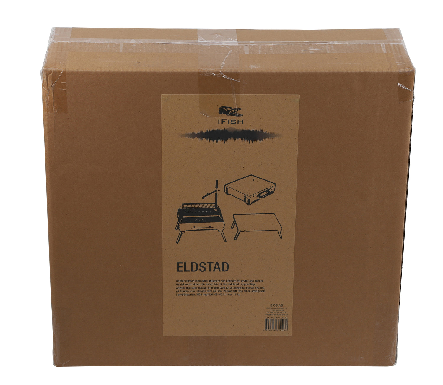 Eldbox Firebox hopfällbar eldstad