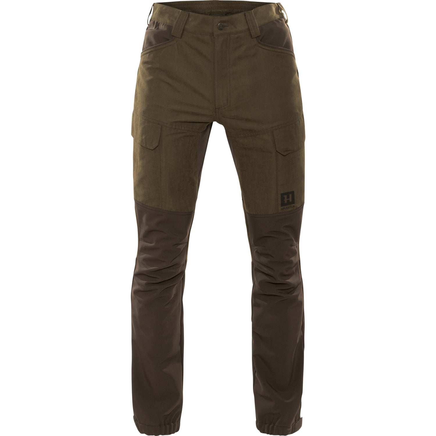 Scandinavian byxor WILLOW GREEN/DEEP BROWN / 46