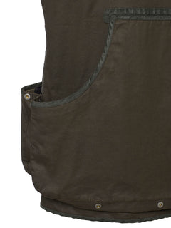 Vintage Dogsport Vest Men LEATHER BROWN / XS