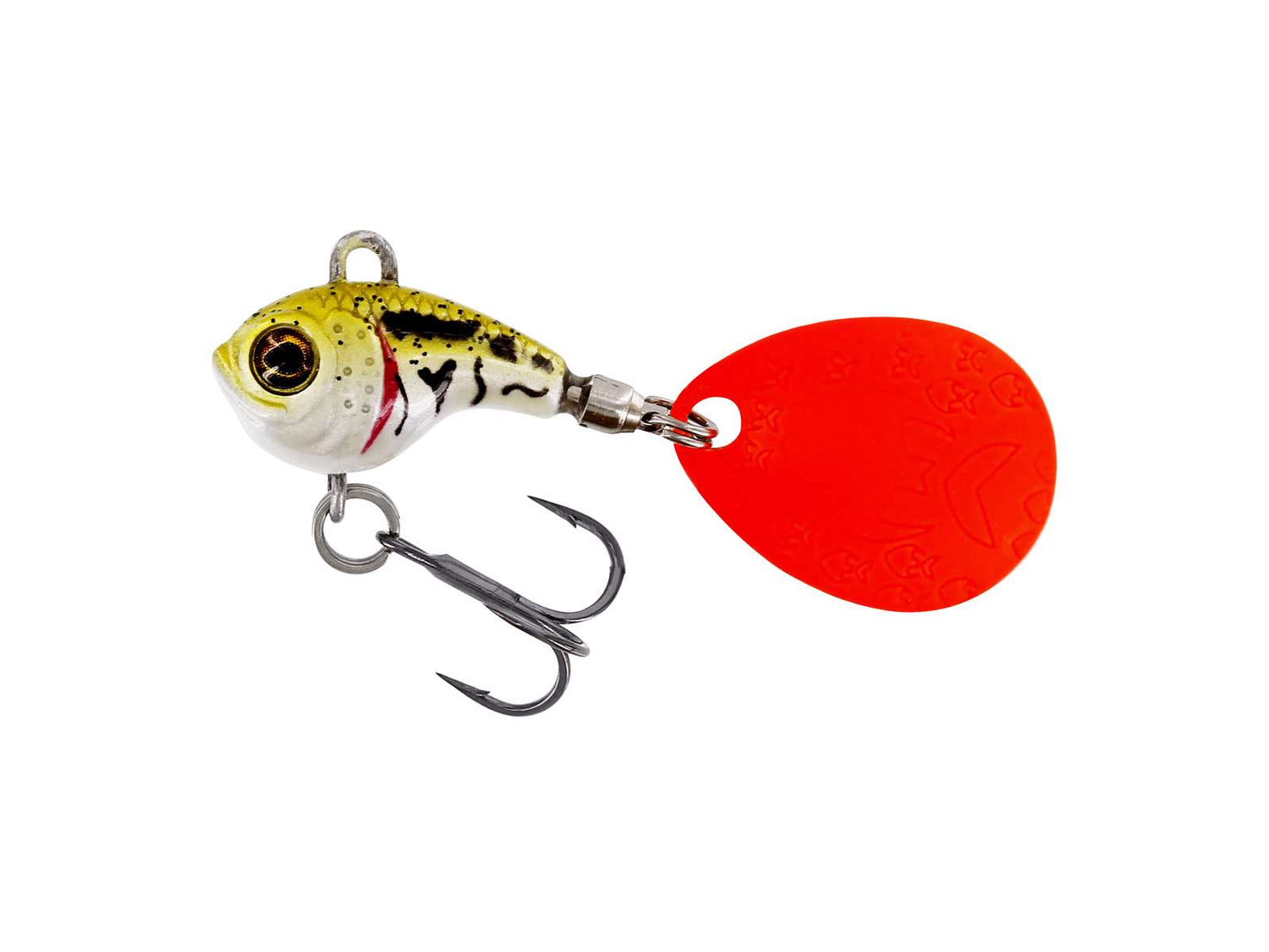Dropbite Tungsten Spin Tail Jig PEARL STICKELBAIT / LÄNGD 22 MM & VIKT 18 G