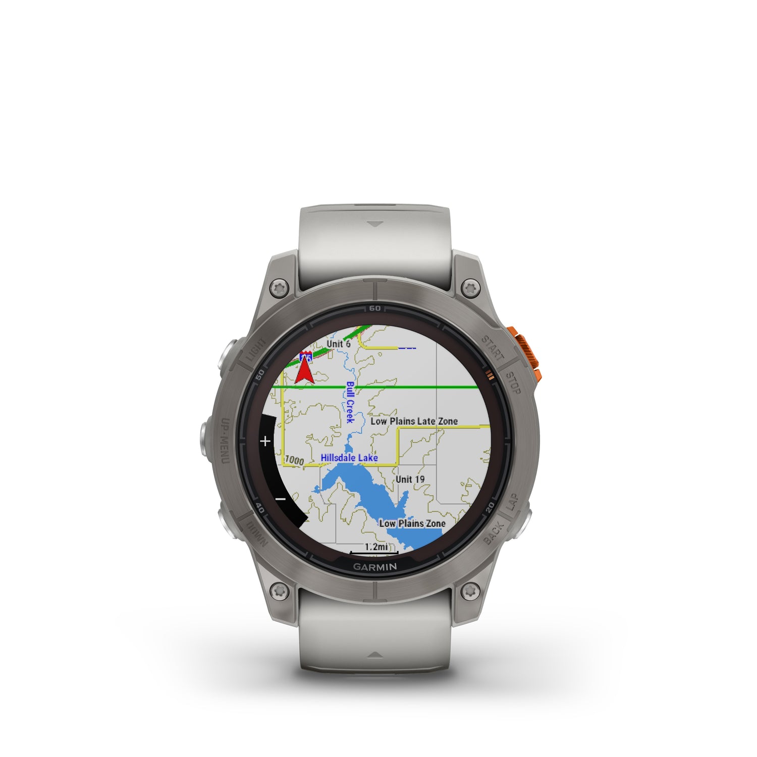 Fenix 7 PRO Sapphire Solar Titan Fog 47mm GREY/ORANGE / ONE SIZE