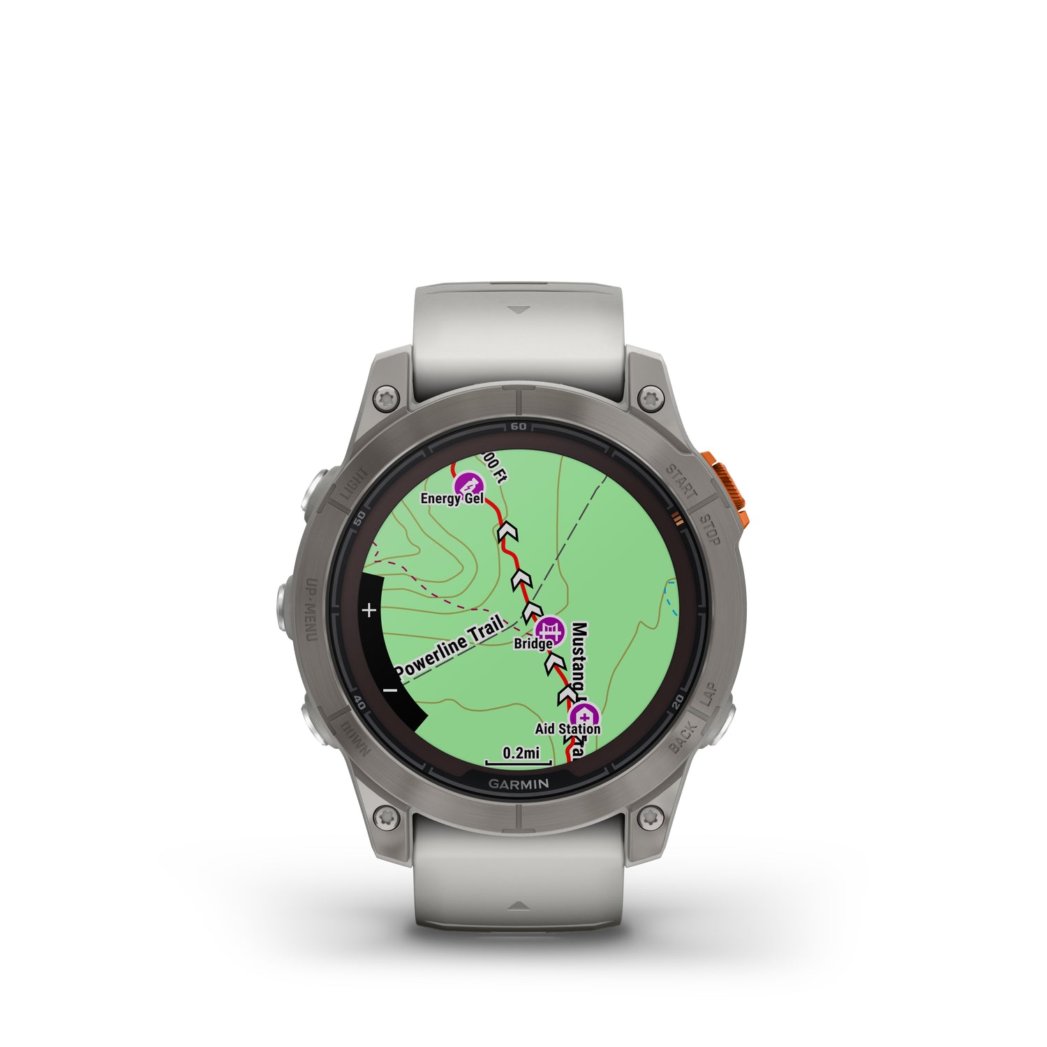Fenix 7 PRO Sapphire Solar Titan Fog 47mm GREY/ORANGE / ONE SIZE