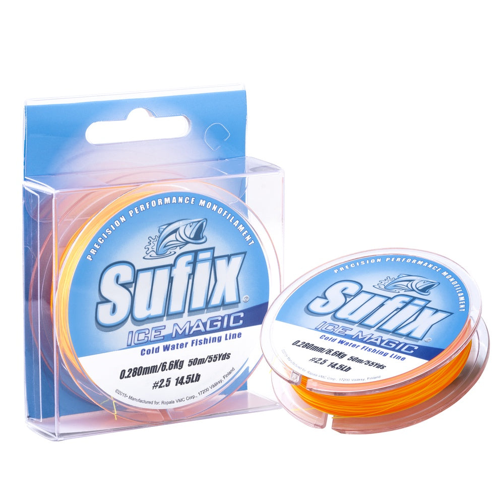 Sufix Ice Magic 50 meter ORANGE / 0,135 MM