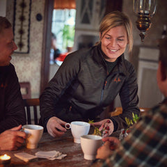 Ultra W Sweater Full-zip DAM JAKTGRÖN / 34