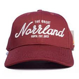 Great Norrland Hooked Keps MAROON / ONE SIZE