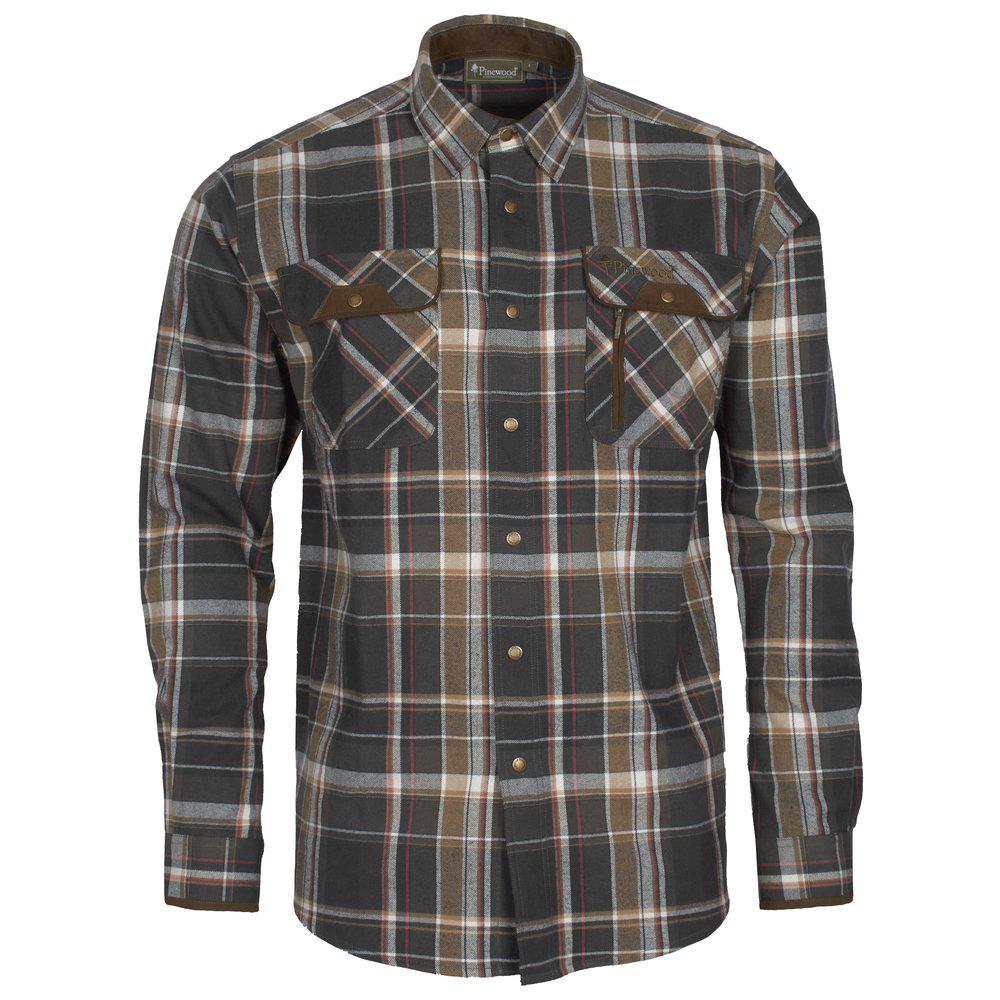 Skjorta Prestwick Exclusive D.GREEN/BLACK / S