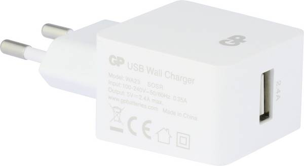Väggladdare WA23, USB-Ax1 ONE SIZE
