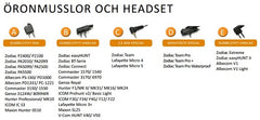 Vattentätt headset A / UTAN KABEL