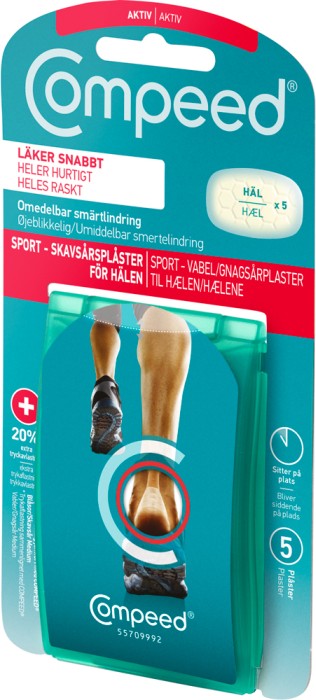 Skavsårsplåster Häl ONE SIZE