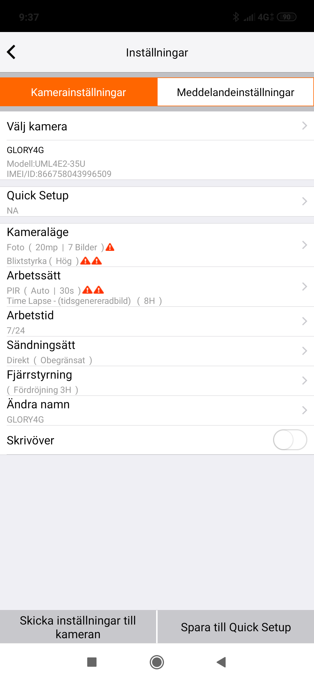 Åtelkamera UM785-4G/LTE 20mp Cloud-App UTAN SIM-KORT