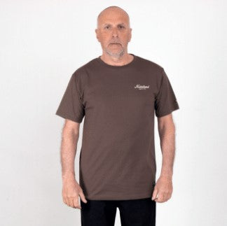 TGN Miniscript T-Shirt DARK BROWN / XS
