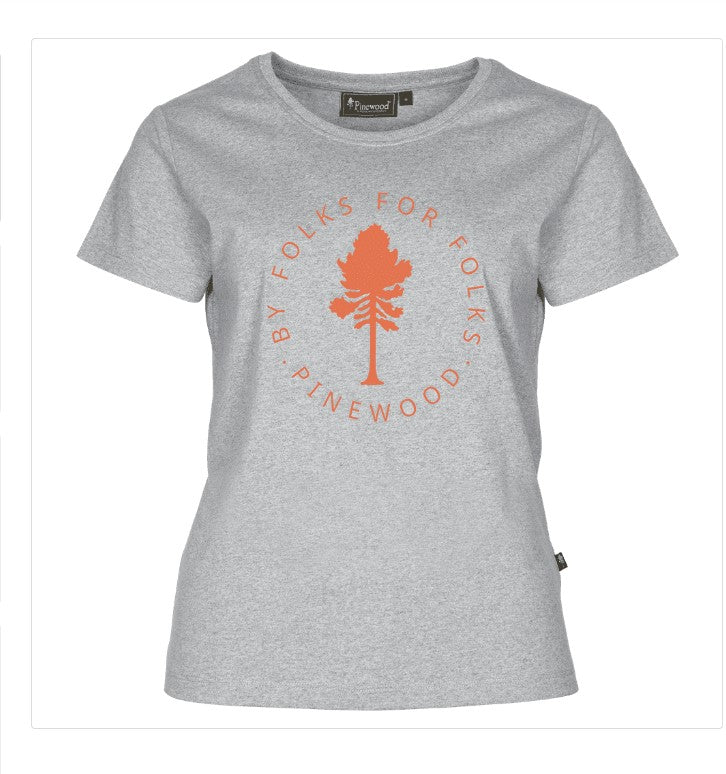Tree T-Shirt Dam GRÅ / XS