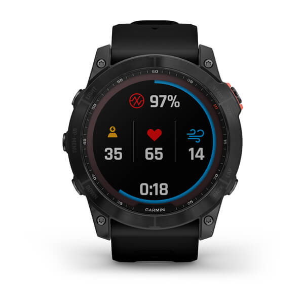 Fenix® 7X Solar SVART / ONE SIZE