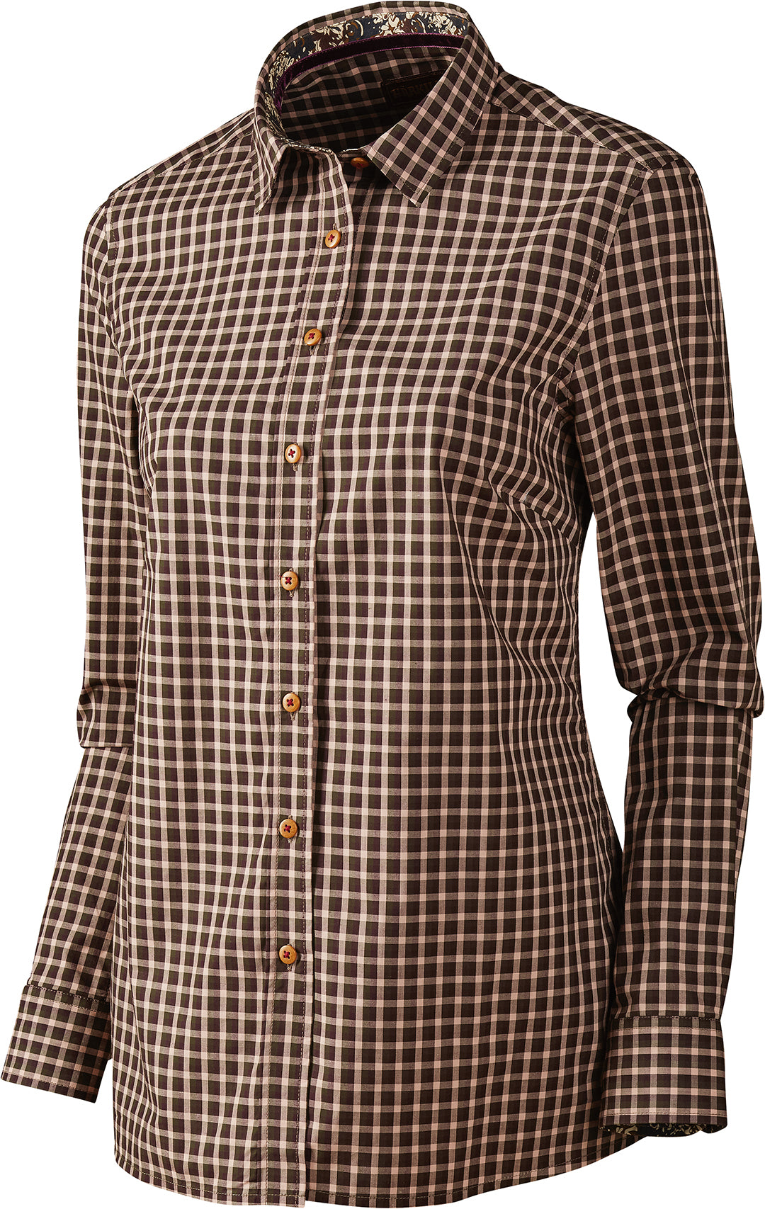 Selja Lady L/S Check Skjorta BRIGHT PORT CHECK / XS