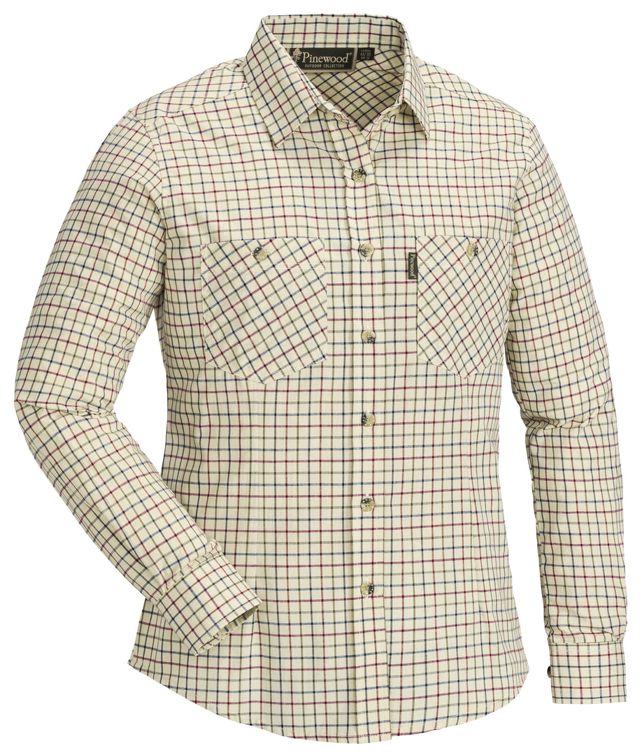 Skjorta Maribor TC OFFWHITE/MÖRKBURGUNDY / L