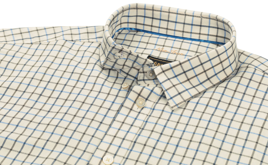 Stornoway Active Skjorta GREEN/BLUE CHECK / M