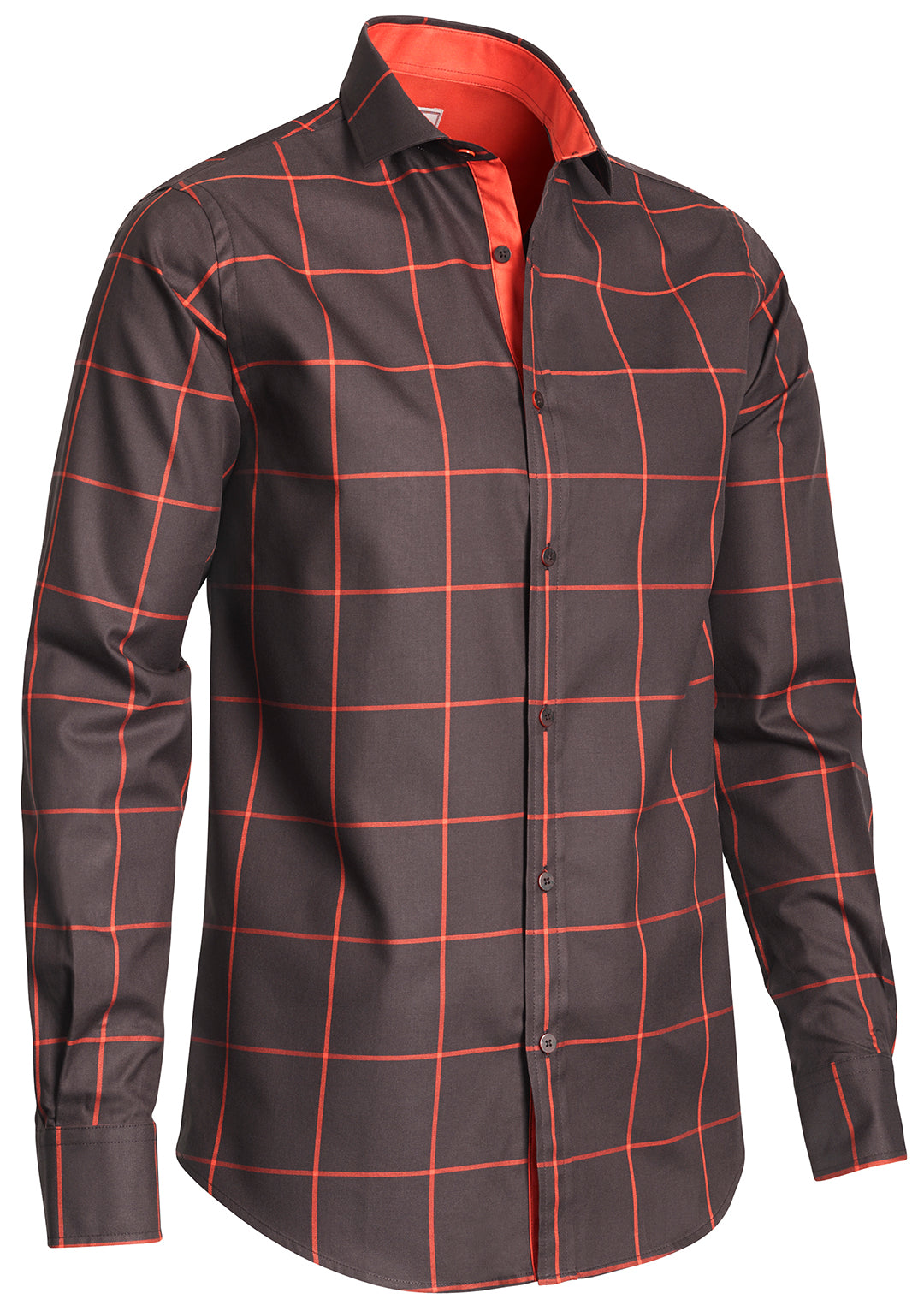 Whisper Skjorta BRUN/ORANGE / XS