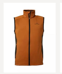 Lenzie Fleece Väst ORANGE/BROWN / XL