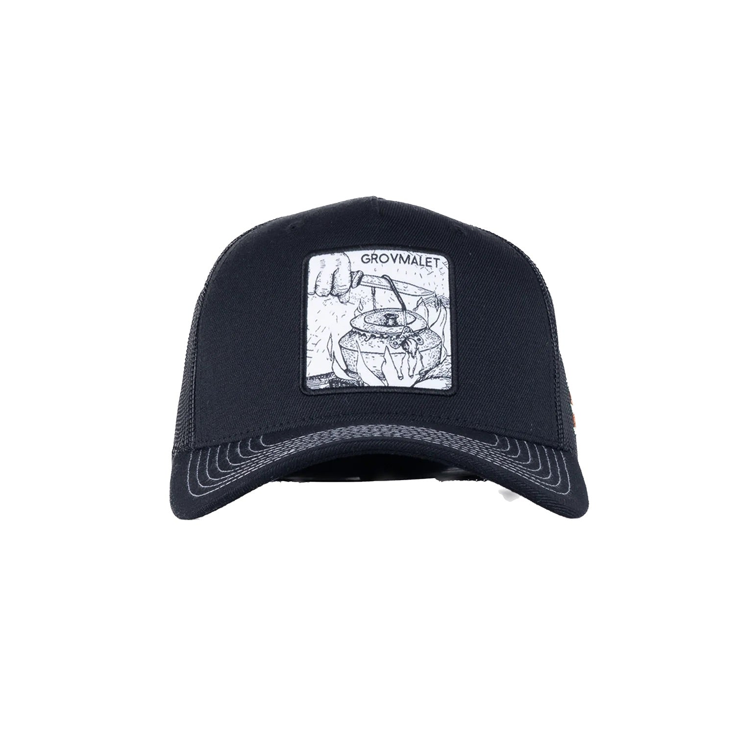 Grovmalet Trucker Keps Hooked BLACK / ONE SIZE