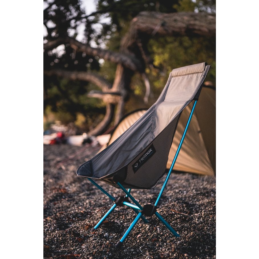 Chair Zero High Back BLACK CYANBLUE / EN STL