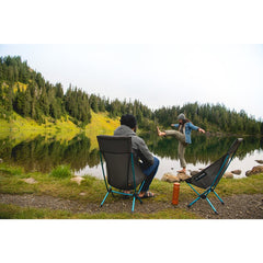 Chair Zero High Back BLACK CYANBLUE / EN STL