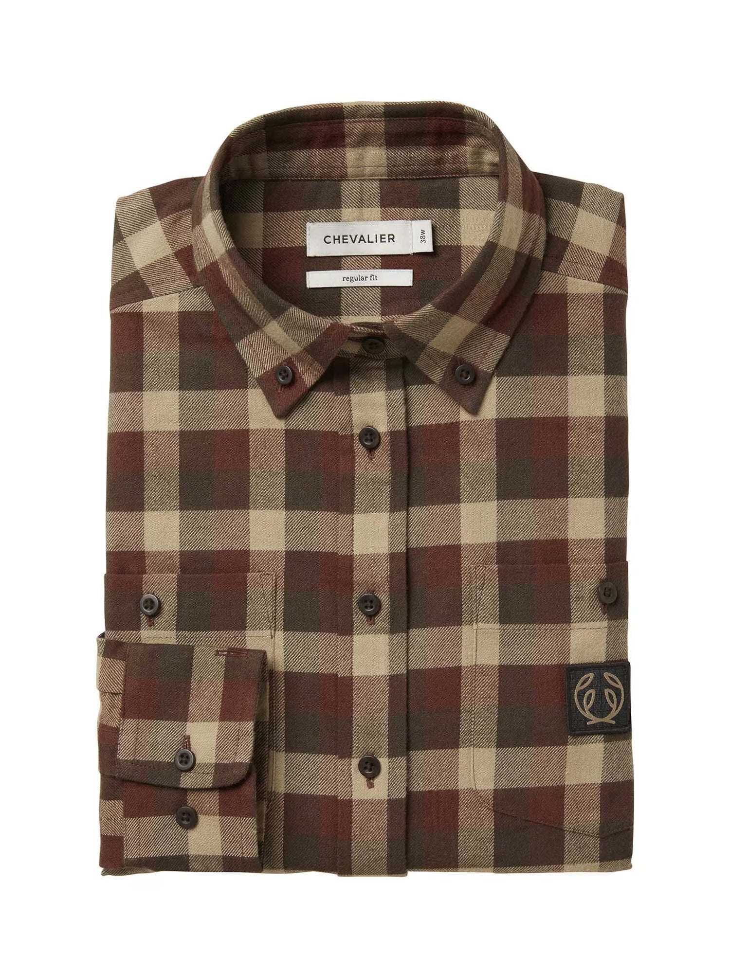 Heron Flannel Shirt Women HOLLY GREEN CHECKED / 46