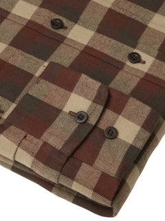 Heron Flannel Shirt Women HOLLY GREEN CHECKED / 46