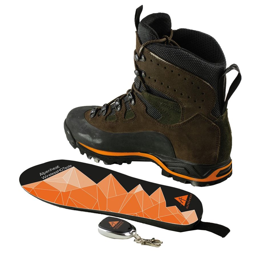 Värmesulor Trådlösa Hotsole Med Li-Polymer Batteri SVART/ORANGE / S/M